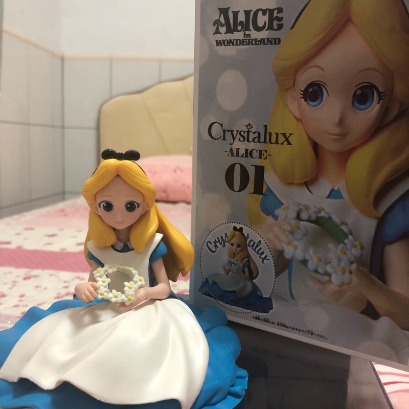 Crystalux 坐姿愛麗絲 Disney Alice公主 非日版《現貨》