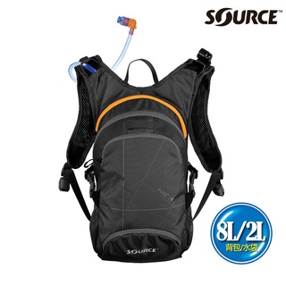 source 戶外健行水袋揹包 fuse 8l 2054129008｜黑色｜登山 單車 自行車 腳踏車 越野跑 補水