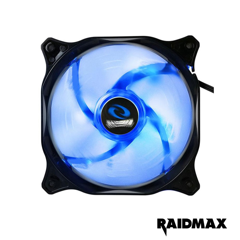 【Raidmax雷德曼】12公分LED藍光系統風扇 樂維原廠公司貨