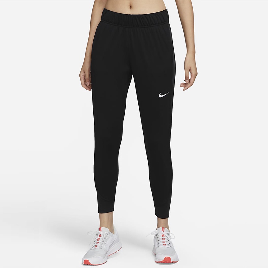 Nike 女裝 長褲 修身 慢跑 訓練 保暖 口袋 反光 黑【運動世界】DD6473-010