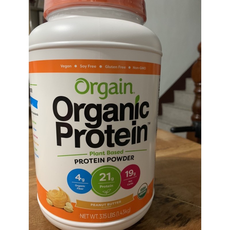 【Orgain】有機植物性蛋白營養補充粉(1.43kg) 花生醬口味