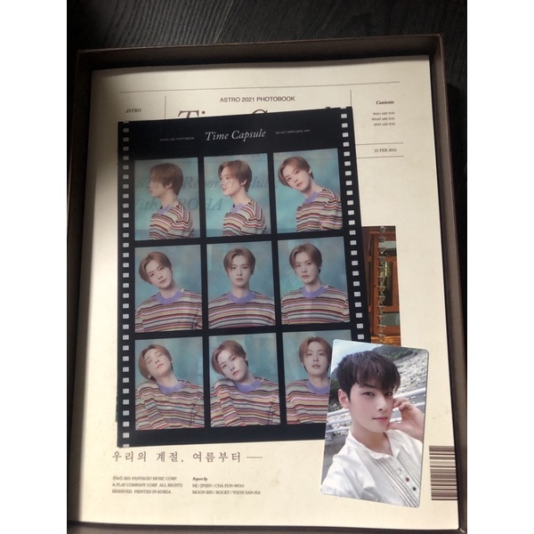 現貨！ASTRO 寫真書 Time Capsule Photobook 車銀優 尹產賀 產賀 膠片 小卡