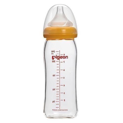 貝親 PIGEON  寬口母乳實感玻璃奶瓶 240ml