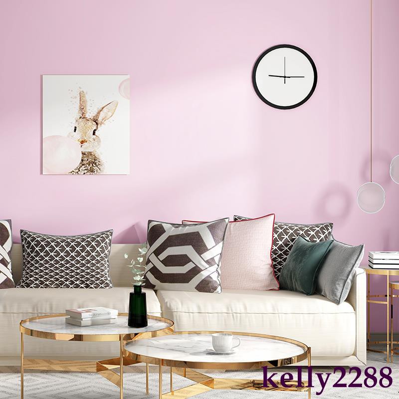 淡紫色墻紙淺紫純色素色浪漫紫臥室客廳兒童房公主女孩無紡布壁紙 蝦皮購物