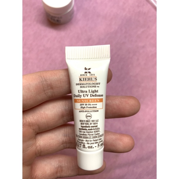 &lt;桑普小樣&gt; KIEHL’S 契爾氏 集高效清爽UV防護乳 SPF50 PA++++ 5ml 豪華版