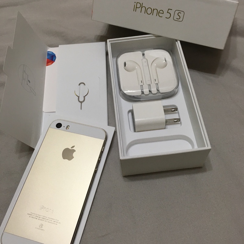 Apple iphone5s 32G 金色 二手女用