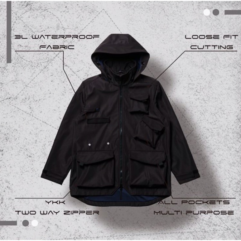 ジャケット・アウター GOOPiMADE x WISDOM TimeTraveler 3D-Parka GOOPiMADE x WISDOM TT-03 Time Traveler 3D-Parka - Deser
