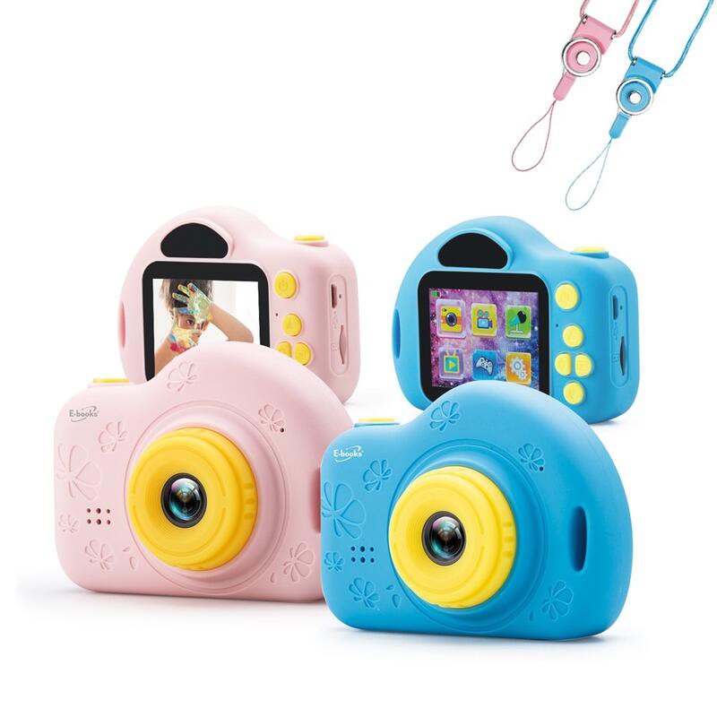 E-books 中景科技 P1 兒童數位相機 贈16G 記憶卡 攝影拍照 兒童相機 兒童玩具