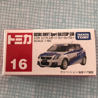 （姆仔fun玩具）絕版品 TOMICA NO.16 no16 SUZUKI SWIFT Sport 賽車 小汽車