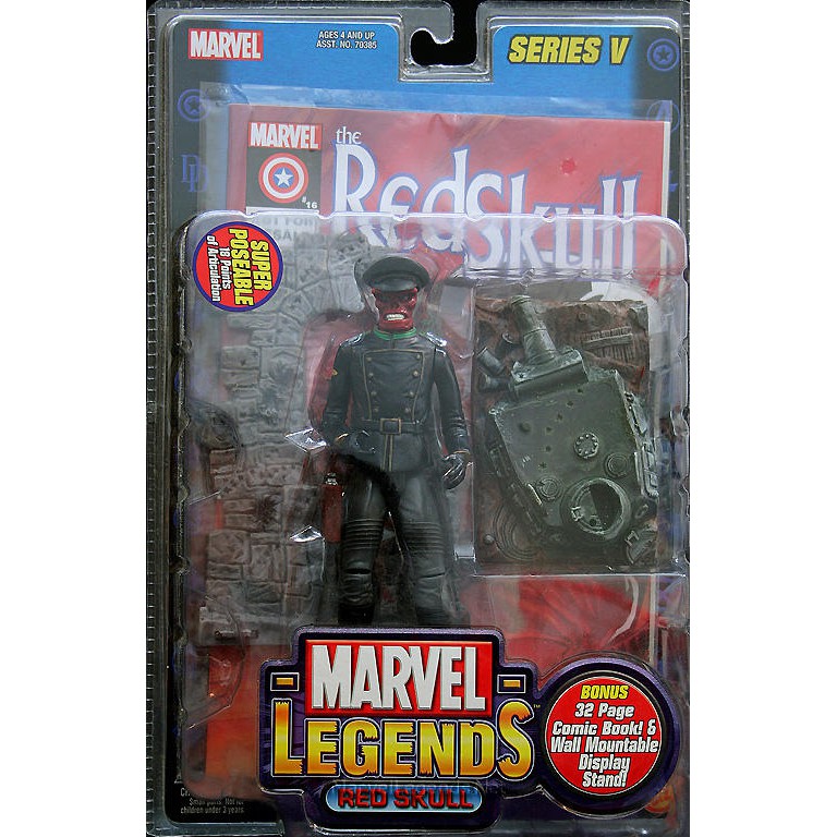 K咩咩Q 全新 MARVEL LEGENDS TOYBIZ Red Skull 紅骷髏 美國隊長