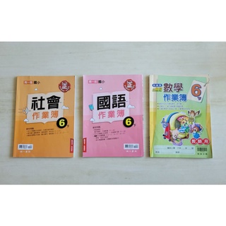 （二手）國小6下 南一社會/南一國語/翰林數學作業簿解答