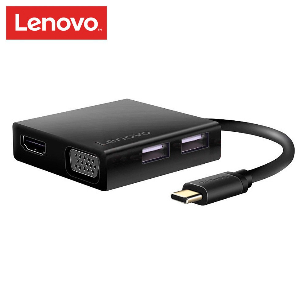 Lenovo Type-C轉HDMI/VGA 六合一多功能影音轉接器 現貨 廠商直送