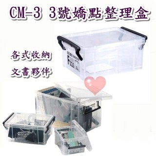《用心生活館》臺灣製造 3號嬌點整理盒 二色系 尺寸16.4*11.7*7.4cm小物收納整理 CM-3