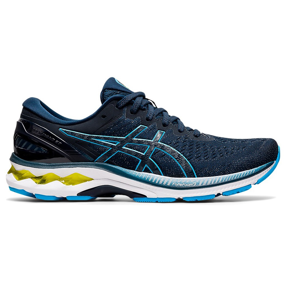 ASICS GEL-KAYANO 27(2E) 男鞋 慢跑 訓練 寬楦 緩震 藍【運動世界】1011A835-401