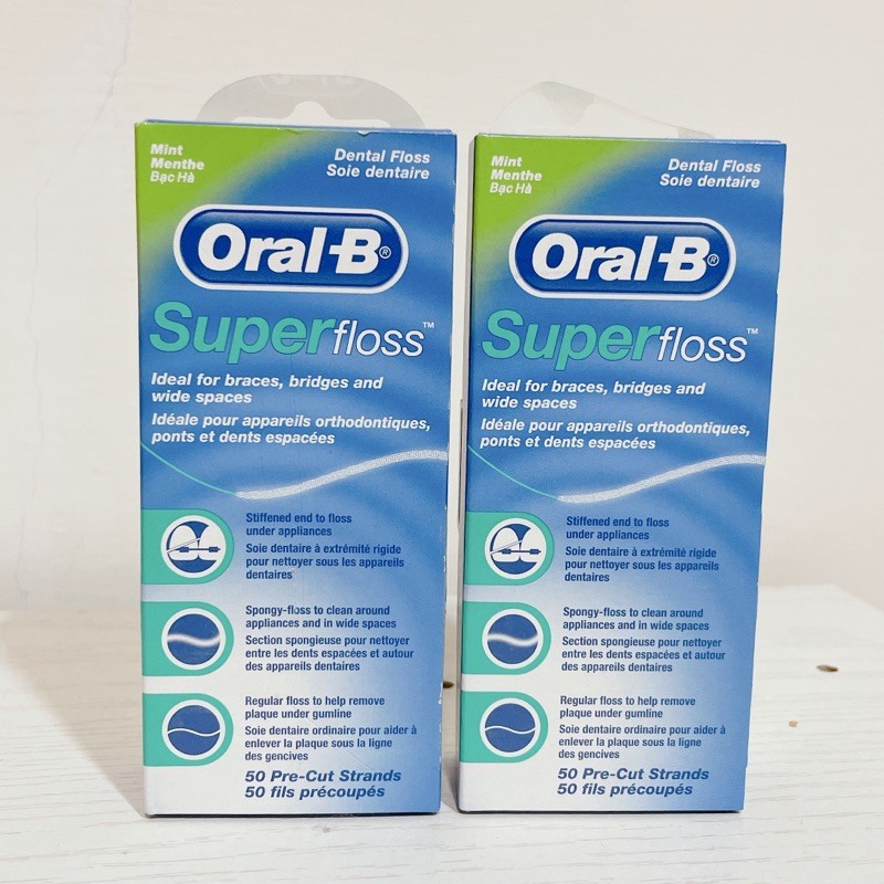 (現貨速出)歐樂B Oral-B 超級牙線 三合一牙線