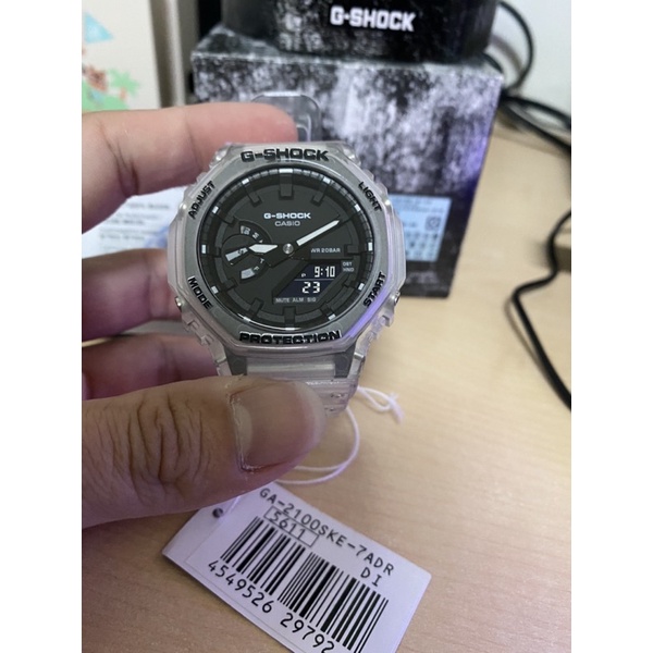 G-SHOCK GA-2100SKE-7A 透明款（台灣卡西歐公司貨）