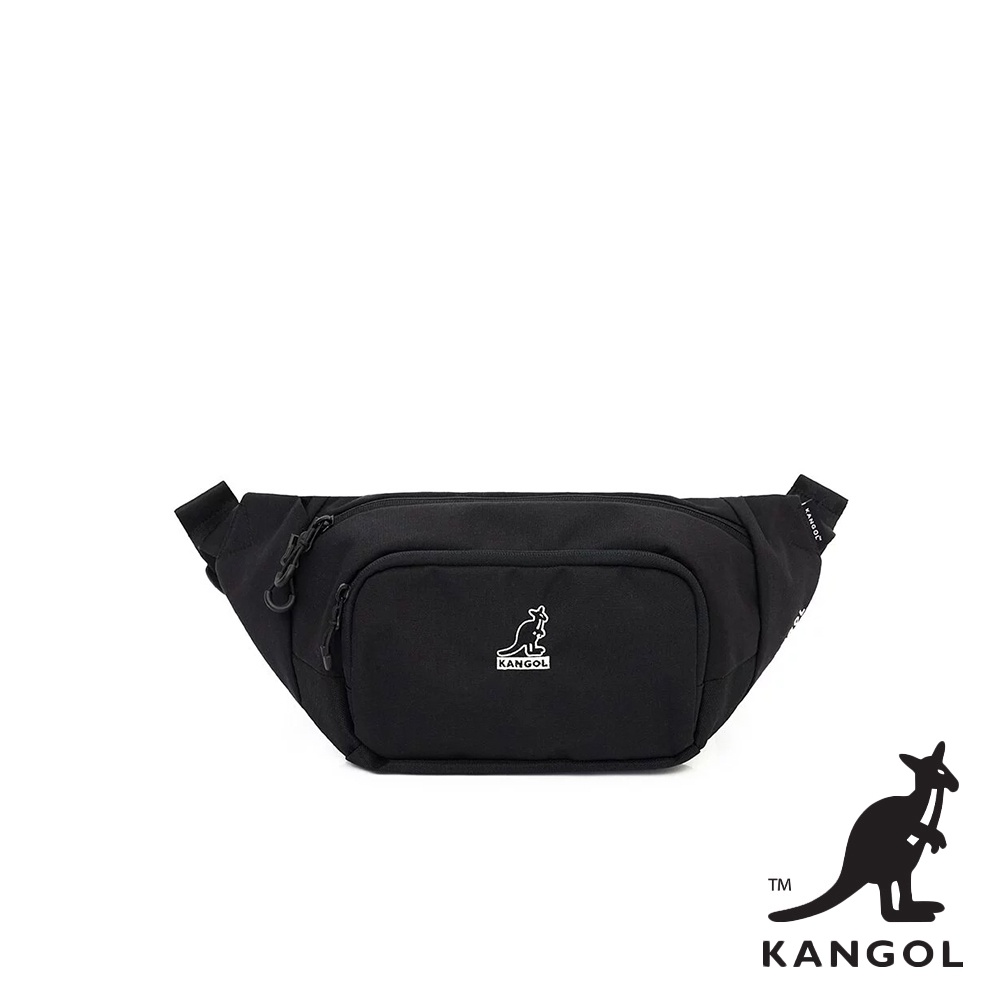 KANGOL 袋鼠- 簡約小LOGO腰包 單肩包 帆布包 胸前包 KANGOL包 小包 隨身包 ChooShop