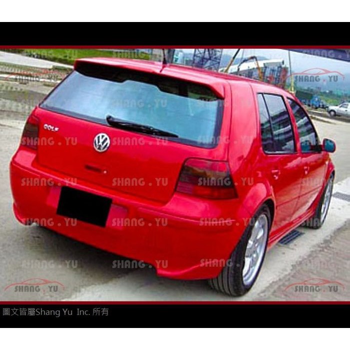 福斯 VW GOLF4 MK4 O 後下巴 套件 GTI