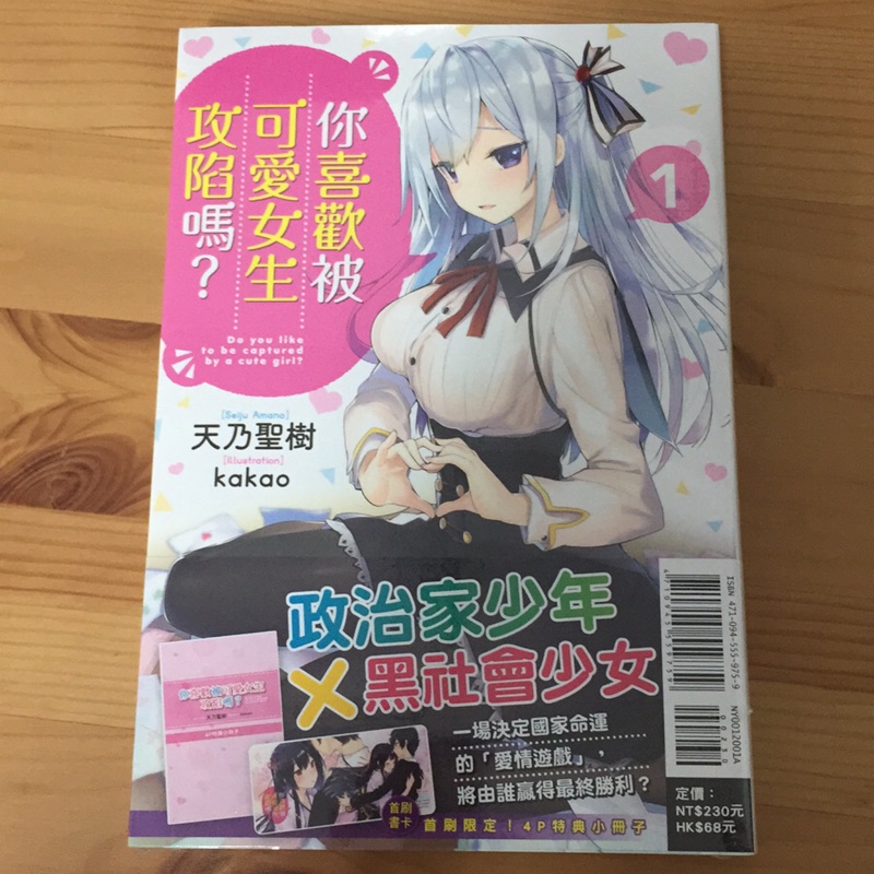 你喜歡被可愛女生攻陷嗎 1 首刷限定版天乃聖樹kakao 蝦皮購物