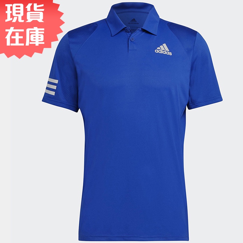 Adidas CLUB TENNIS 男裝 短袖 POLO衫 慢跑 訓練 透氣 吸濕排汗 藍【運動世界】H34699