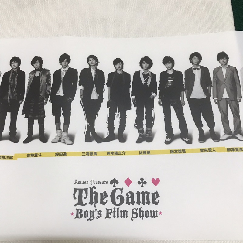 本物 The Game～Boy's Film Show～／DVD／佐藤健・三浦春馬、他 