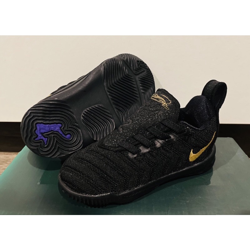 Nike Lebron XVI LBJ 詹姆斯 16代 童鞋 黑金