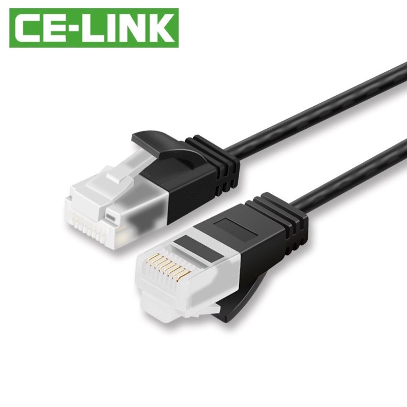 CE-LINK CAT6A 極細型網路線【0.5-10米】10Gbps超高速 UTP ADSL光纖 RJ45