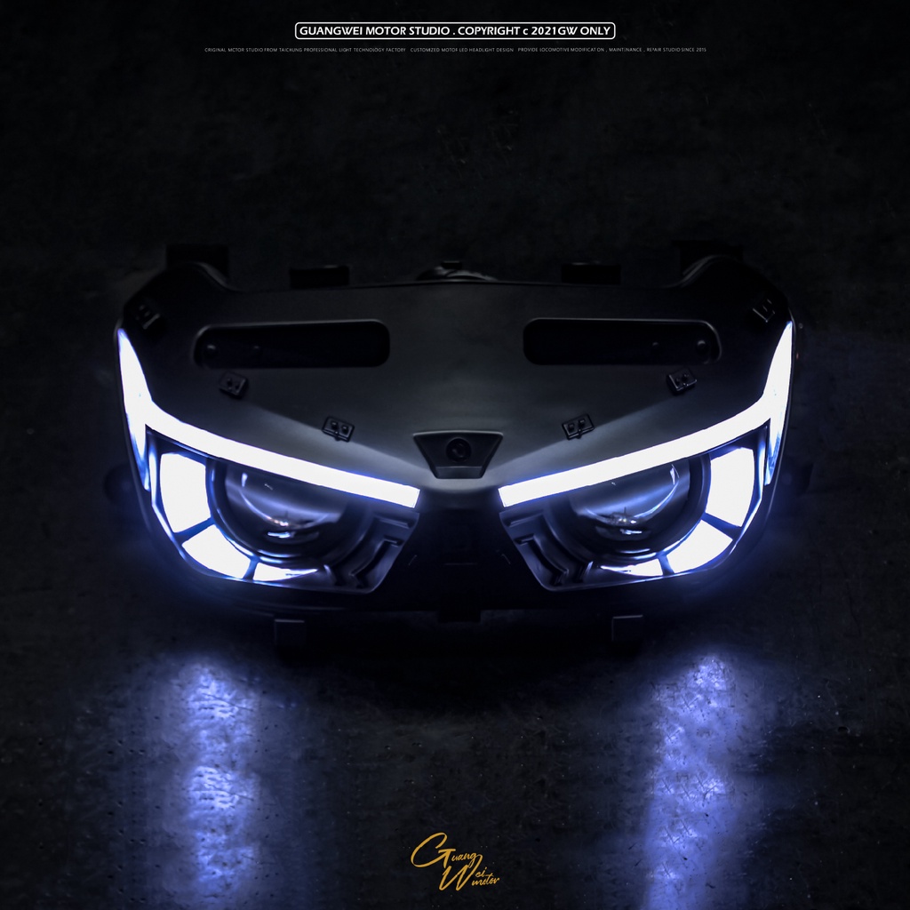 台中光葳 勁戰六代apl 魚眼大燈阿波羅魚眼金鑫阿波羅大燈六代led 魚眼總成 蝦皮購物