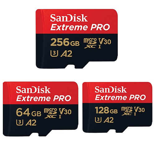 台灣公司貨 SanDisk 64GB 128GB 256G Extreme Pro microSD SDXC 手機記憶卡