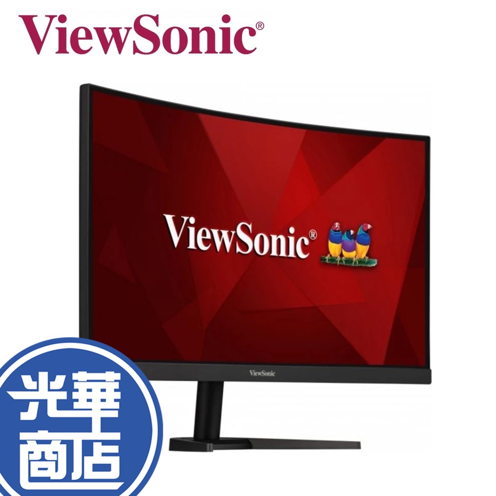 【限量促銷】ViewSonic 優派 VX2468-PC-MHD 165Hz 曲面電競螢幕 24吋 顯示器 公司貨