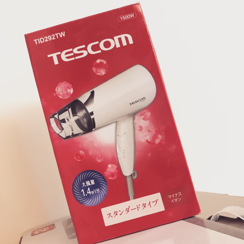 TESCOM 大風量負離子吹風機TID292