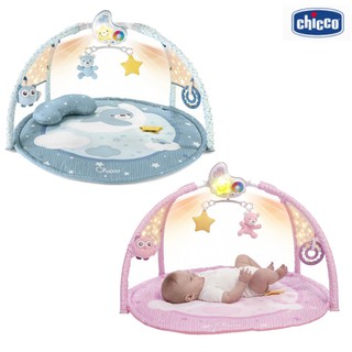 Chicco 繽紛聲光甜星熊健力架｜健身器.遊戲墊.星星夜燈音樂鈴
