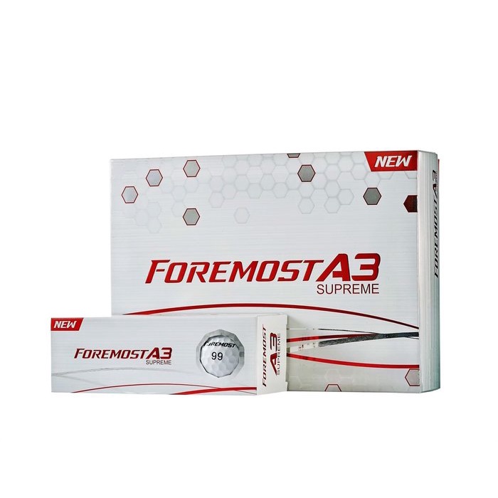 青松高爾夫 FOREMOST A3  3層球(白色) $700元