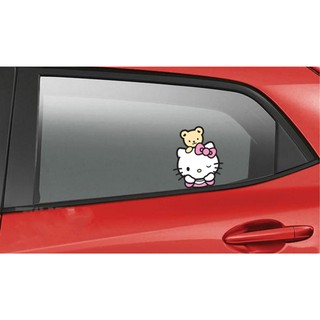 hello kitty 貼紙 可愛車貼 防水 遮醜貼 安全帽 行李箱 可愛貼紙 摩托車貼 汽車貼紙