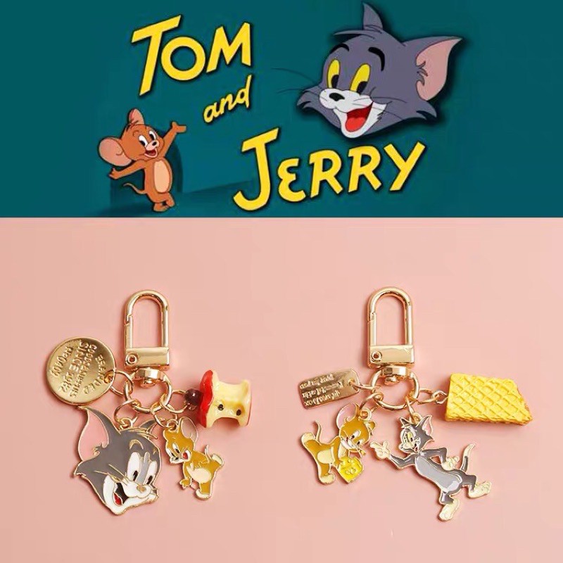 韓國原單🇰🇷湯姆與傑利鼠吊飾airpods保護套組/鑰匙圈