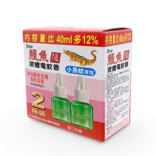 鱷魚液體電蚊香補充瓶 2罐入【佳瑪】