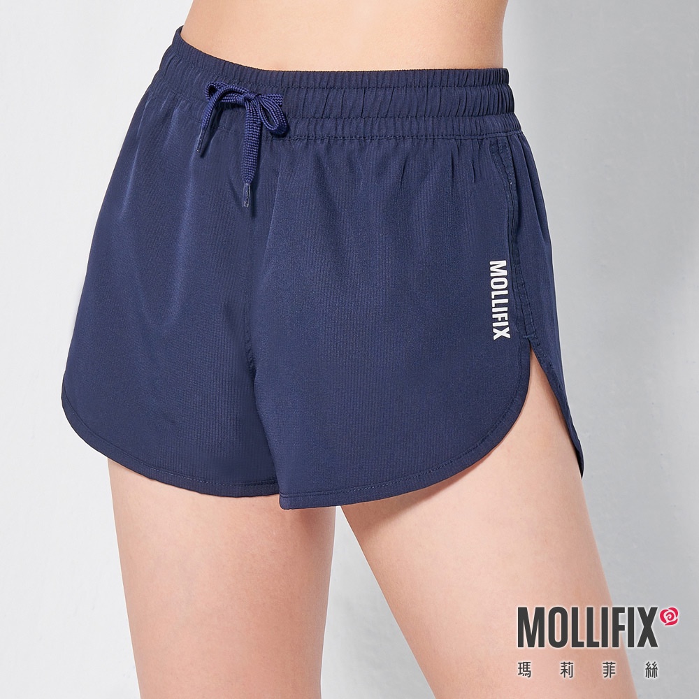 Mollifix 瑪莉菲絲 水陸雙面運動短褲 (深海藍)、游泳、衝浪、潛水、浮淺、防曬、短褲