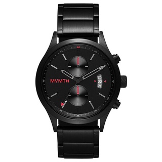 MVMT 美國時尚品牌 全黑鋼極限探險計時碼錶 日期顯示 44mm MT700099 保固二年