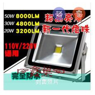 【鑫巢】大功率LED 20W /30W /50W 投光燈 投射燈 110V/220V（正白/暖白）