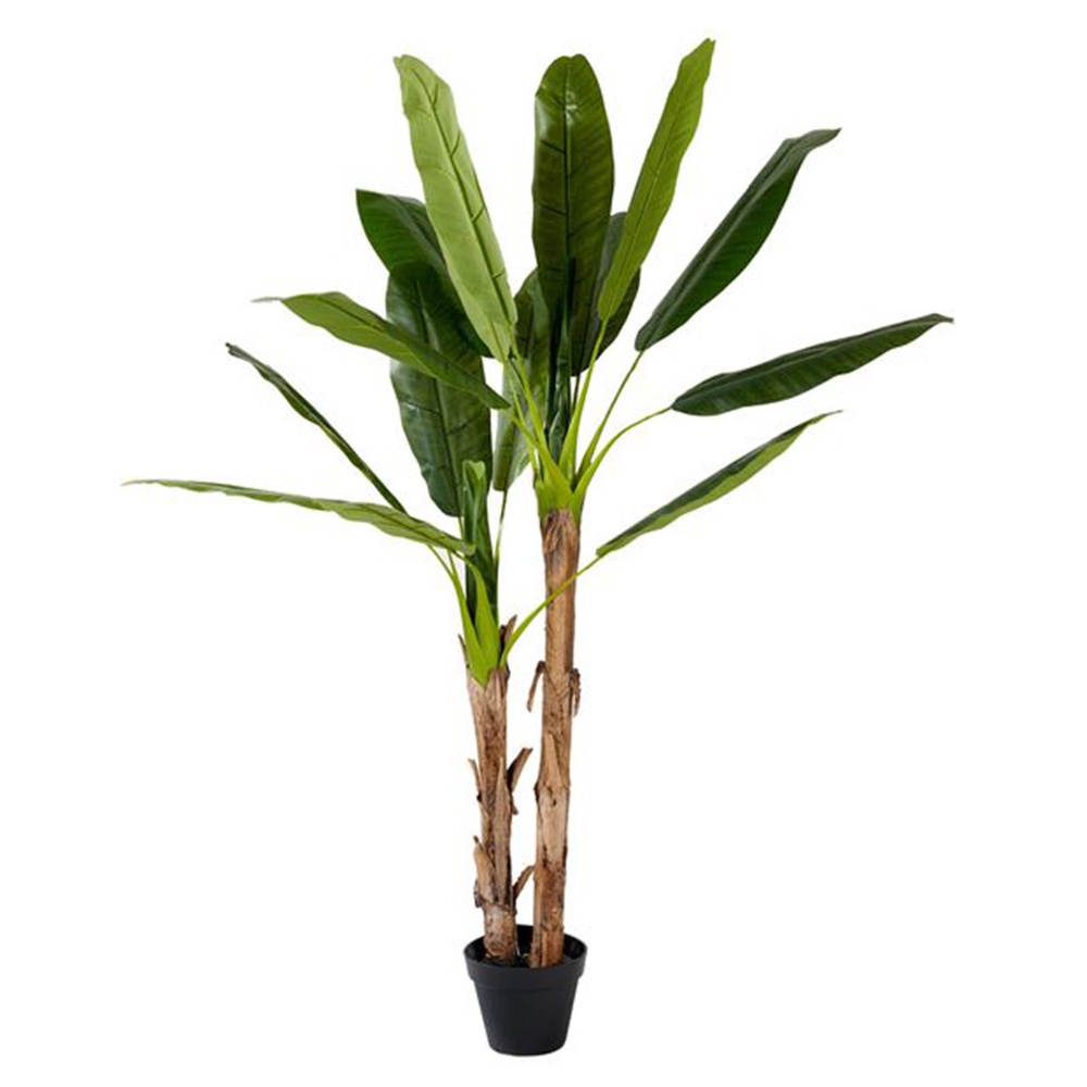 【YU Living】仿真香蕉樹綠色植物裝飾盆栽 人造綠植盆栽(180CM,綠色) [折扣碼現折]