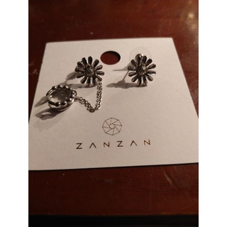 『韓國飾品品牌』zanzan雛菊耳環耳扣耳環