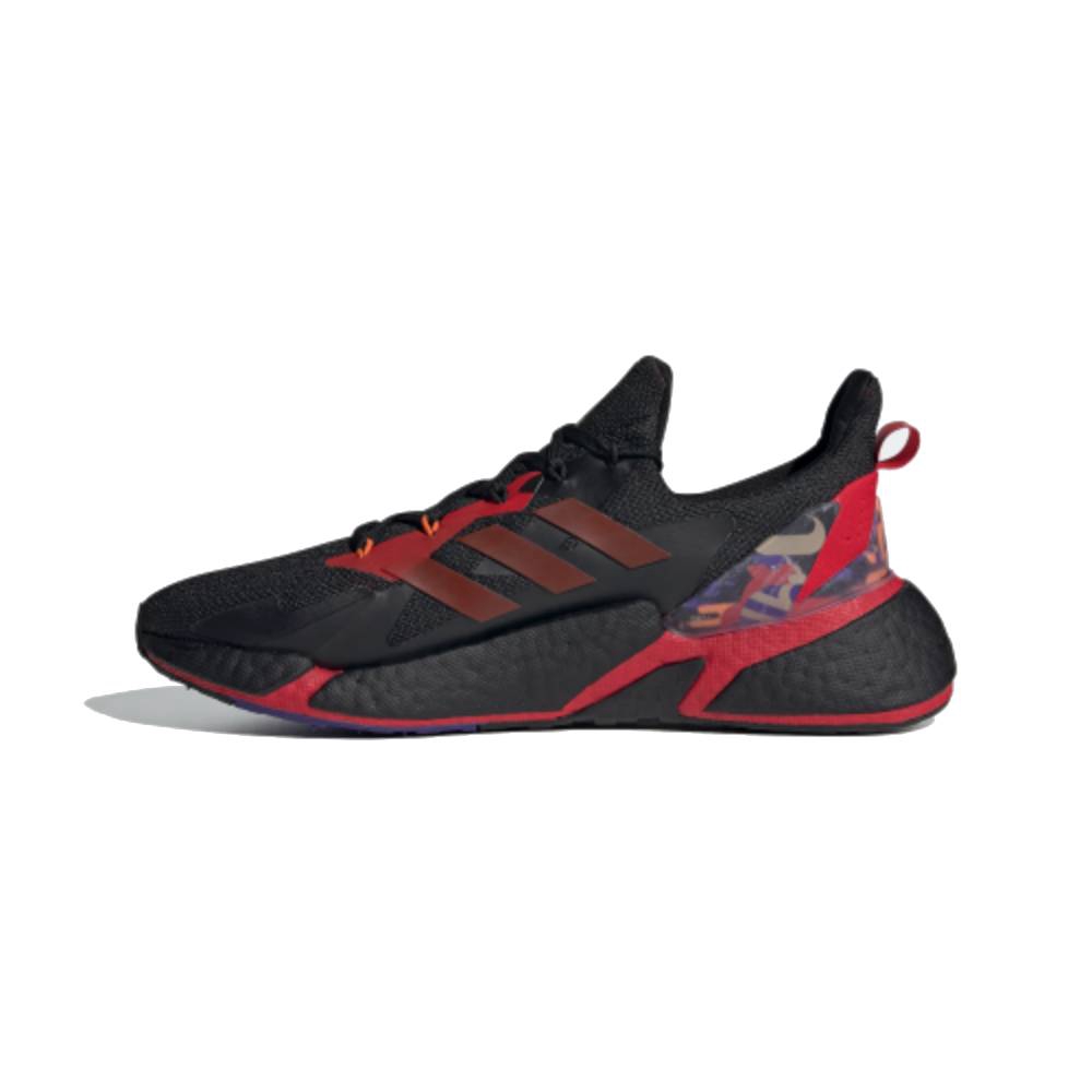 ADIDAS X9000L4 M 男跑步鞋 GZ8987 黑紅