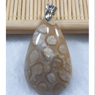 ☆ 奇緣創意 ☆ 天然珊瑚玉 水滴 吊墜 項鍊 鎖骨鍊