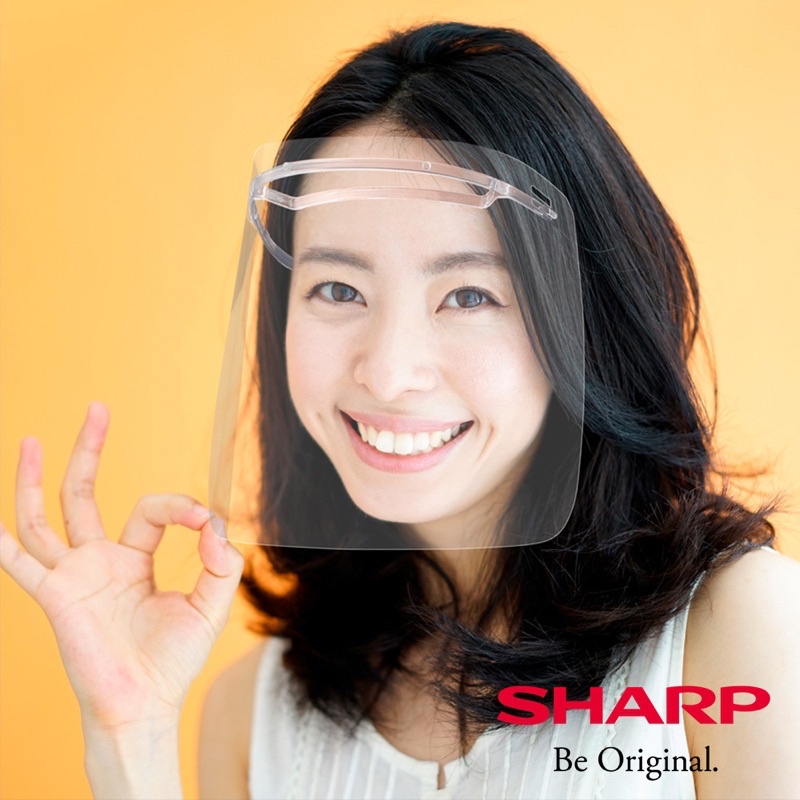 夏普SHARP面罩 FG-F10M 奈米蛾眼科技防護面罩(日本製）