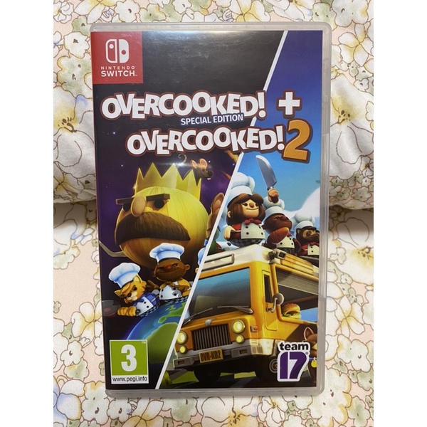 SWITCH遊戲片-煮過頭 OVERCOOKED!+OVERCOOKED!2