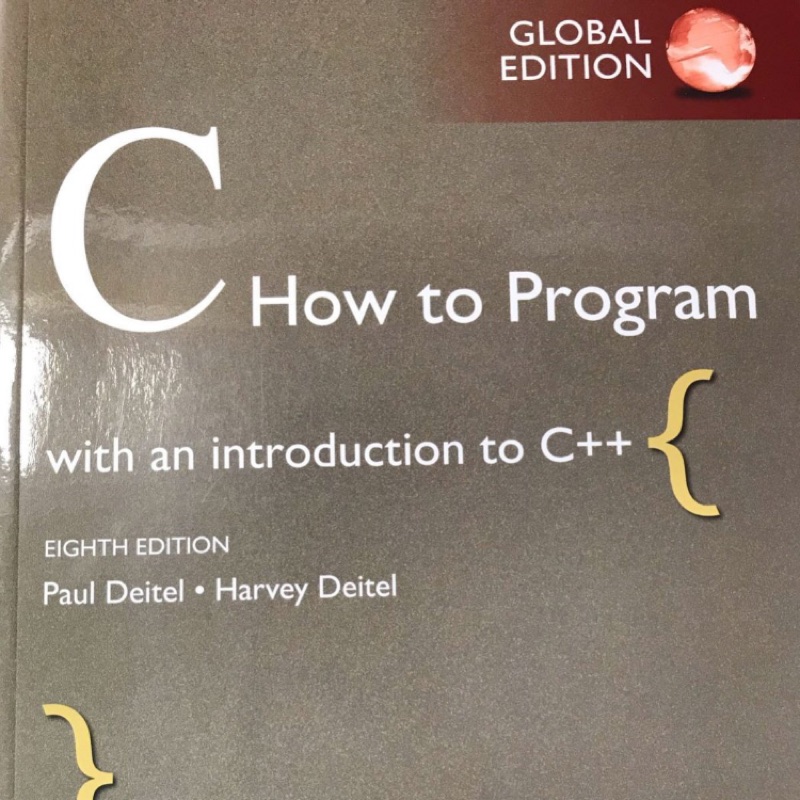 想學程式沒人教？靠這本解決您的問題｜全新｜原文｜學程式必備C How to Program 8/e