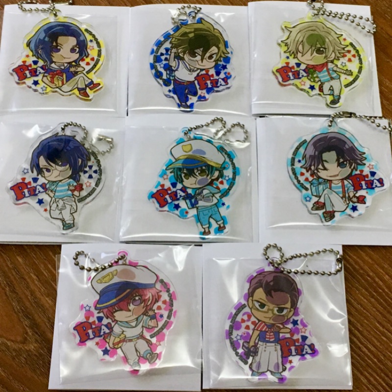 2/4補貨 日版 網球王子 貼臉 壓克力吊飾 PITA 越前龍馬 手塚 跡部景吾 忍足侑士 幸村精市 白石藏之介 丸井