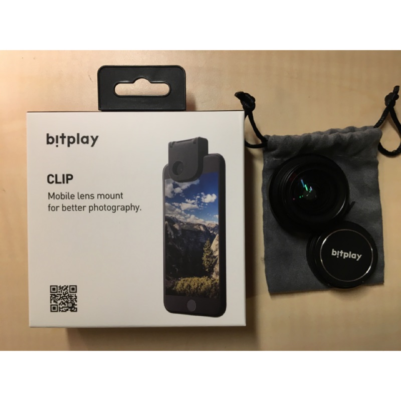 Bitplay HD高畫質廣角鏡頭（二手）+送CLIP鏡頭扣（全新）