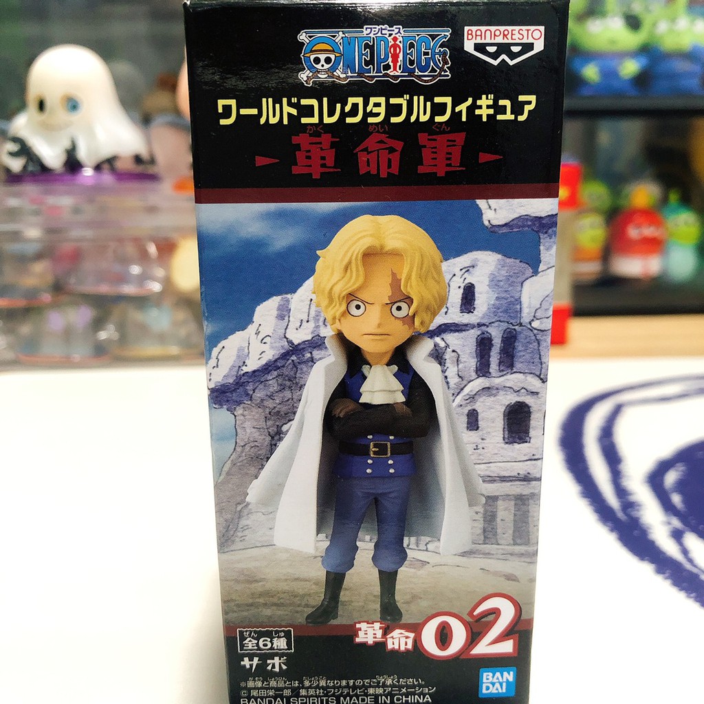One Piece 海賊王航海王日版金證wcf 薩波革命軍02 蝦皮購物