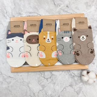 韓國襪子 可愛動物 女襪 短襪 熊熊 貓貓 狗狗 可愛襪子